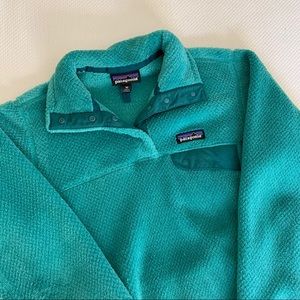 Women’s Turquoise Patagonia Fleece Pullover